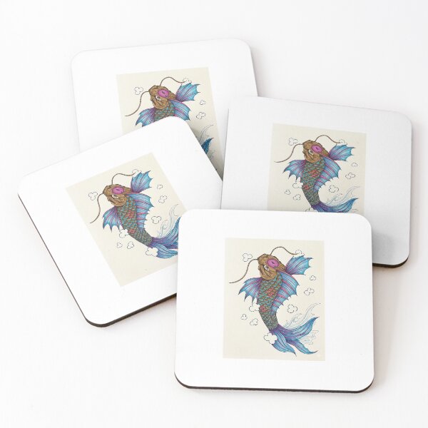 Item preview, Celestial Catfish Koi of Magenta and Teal designed and sold by Sublimation station .