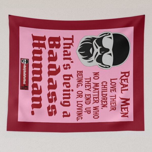 Item preview, Badass Human Love their Children (Pink) *More Colors Available in Collection designed and sold by OnlyDadsForReal.