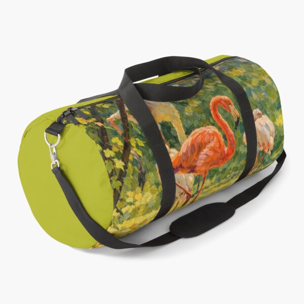Item preview, Impressionist Flamingos in Sunlit Garden designed and sold by Apex_Visuals.