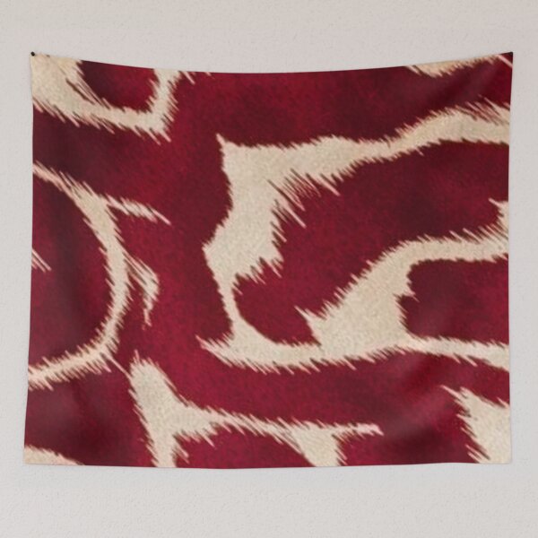 Item preview, Abstract Red and  Cream White Pattern designed and sold by ZedColors.