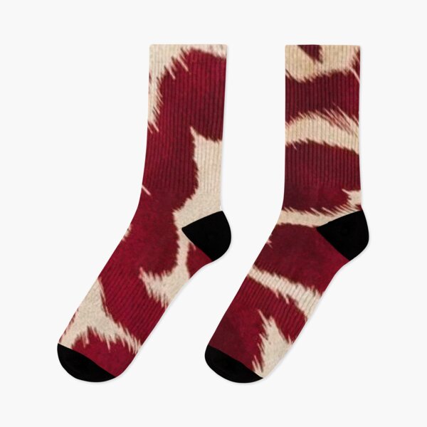 Item preview, Abstract Red and  Cream White Pattern designed and sold by ZedColors.