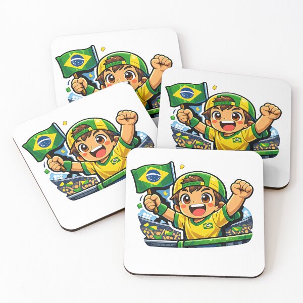 Item preview, Brazil Inspired Football Crest – Green and Gold Championship Badge designed and sold by aminesez22.