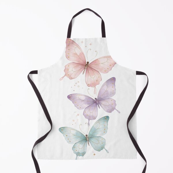 Item preview, Pastel Butterfly Trio Aesthetic Soft Pink Lavender Mint Art Gift for Her Sticker Print designed and sold by DreamelleStudio.