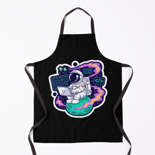 Item preview, Astronaut Software Engineer Coding on Moon Sticker designed and sold by Barkashow.