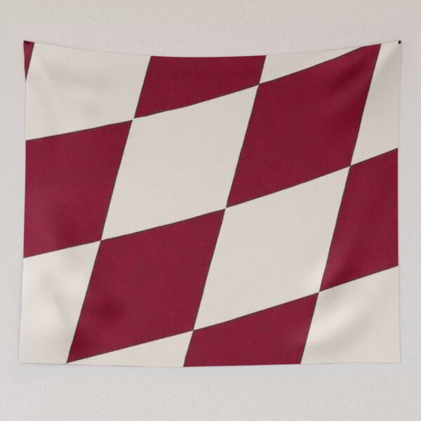 Item preview, Red and White Checker Pattern designed and sold by ZedColors.