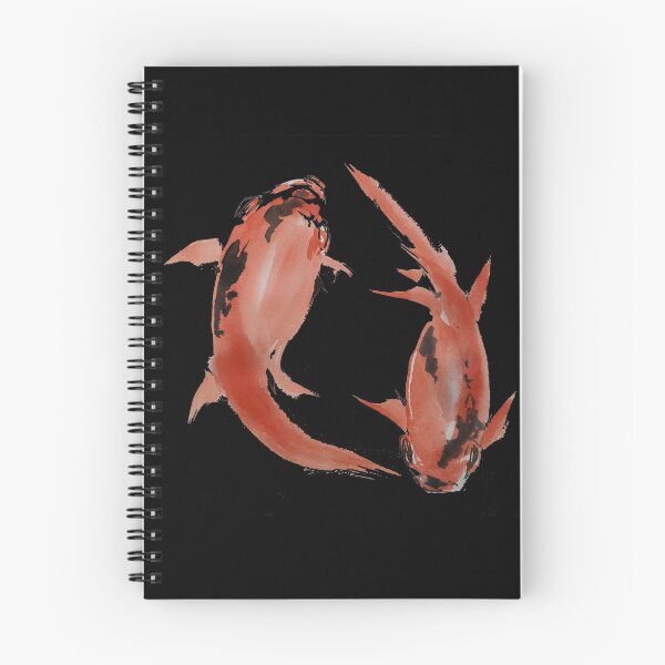 Item preview, Red Koi Fish in sumie red Ink designed and sold by manuelunsui.