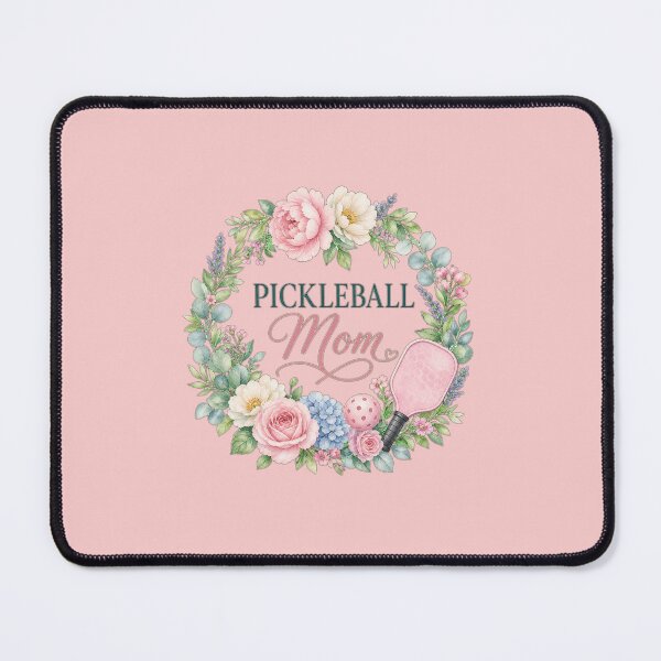 Item preview, Elegant Pickleball Mom Floral Wreath Watercolor Design Gift designed and sold by PickleballPulse.