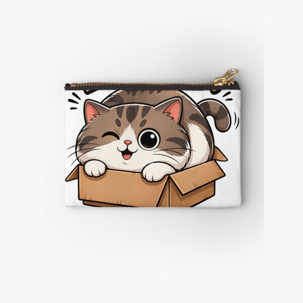 Item preview, If I Fits I Sits Funny Cat Design | Cute Tabby Cat in a Box SVG designed and sold by mimouna00.