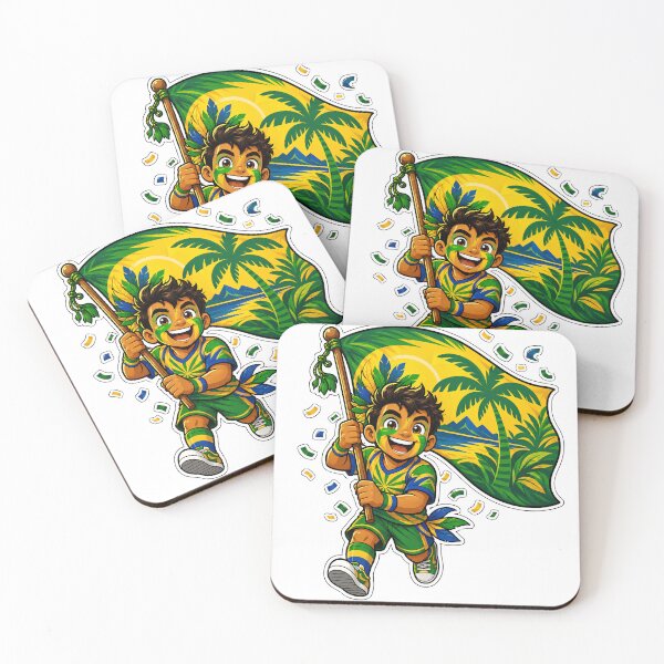 Item preview, Copy of Brazil Inspired Football Crest – Green and Gold Championship Badge designed and sold by aminesez22.
