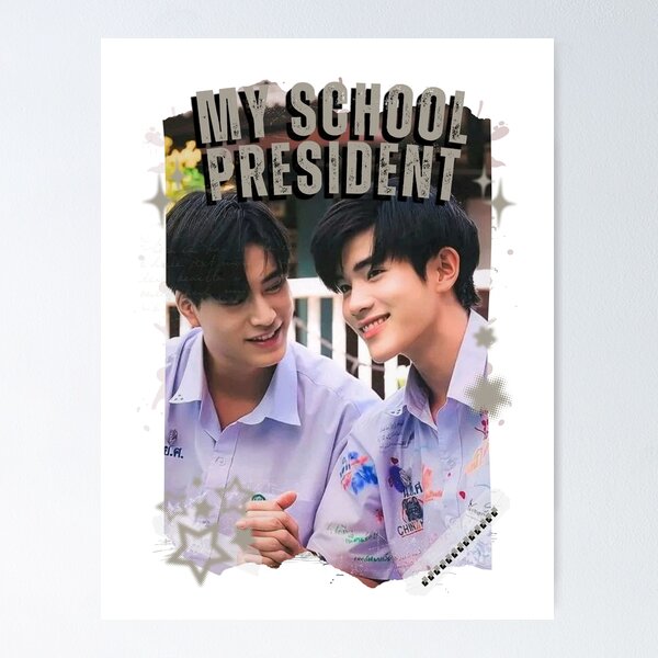 Item preview, My School President Modern Thai BL Drama Thailand Boys Love Aesthetic designed and sold by HELL0WBELLO.