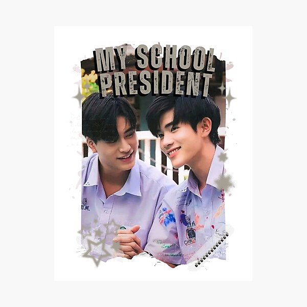 Item preview, My School President Modern Thai BL Drama Thailand Boys Love Aesthetic designed and sold by HELL0WBELLO.