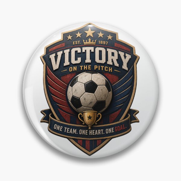 Item preview, Iconic Match Spirit — Dynamic Soccer Vector Emblem Design designed and sold by Jandedan.