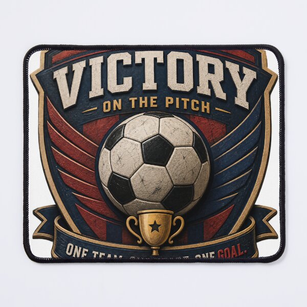 Item preview, Iconic Match Spirit — Dynamic Soccer Vector Emblem Design designed and sold by Jandedan.