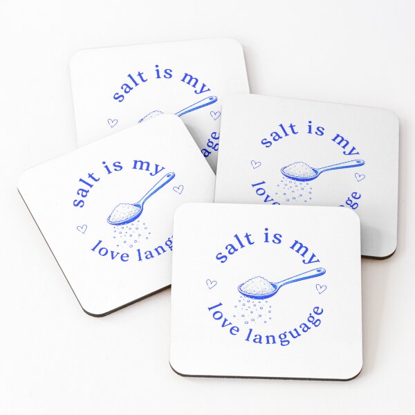 Item preview, Salt Is My Love Language – Minimalist Foodie Typography Design designed and sold by Verycutethings.