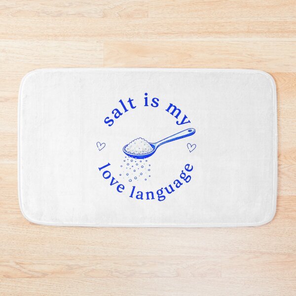 Item preview, Salt Is My Love Language – Minimalist Foodie Typography Design designed and sold by Verycutethings.