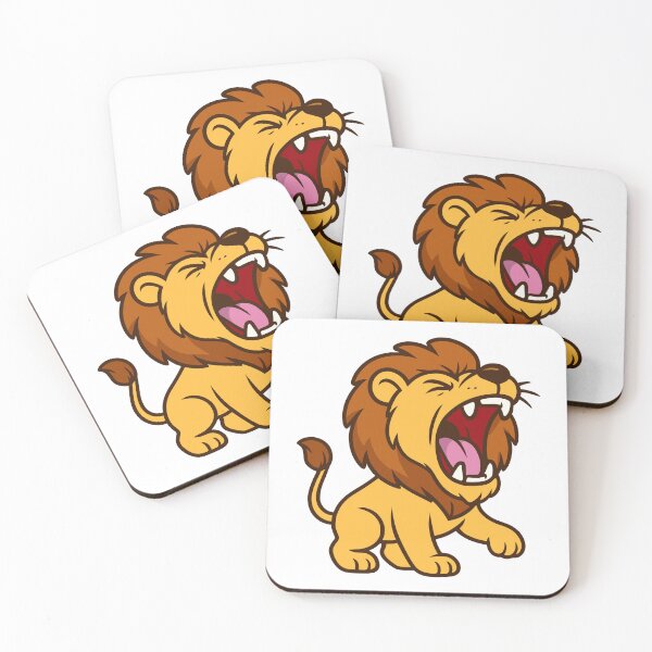 Item preview, Roaring Lion Cartoon | Cute Wild Animal Character designed and sold by Xthes.