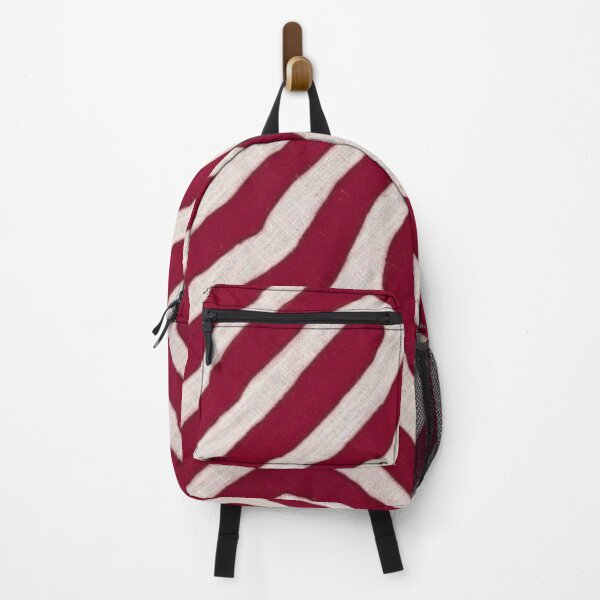 Item preview, Meandering Red and White Lines Pattern designed and sold by ZedColors.