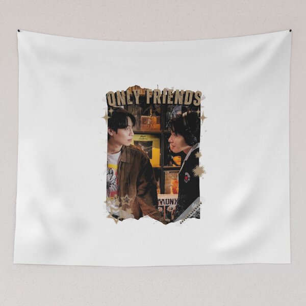Item preview, Only Friends Thai BL Drama Thailand Boys Love Aesthetic designed and sold by HELL0WBELLO.