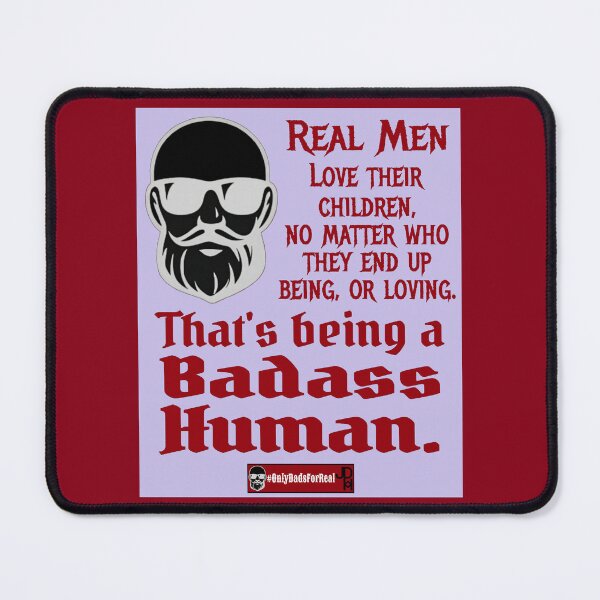 Item preview, Badass Human Love their Children (Purple) *More Colors Available in Collection designed and sold by OnlyDadsForReal.