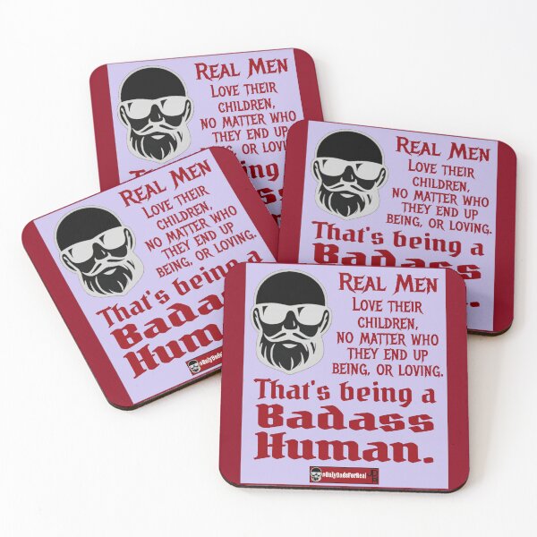 Item preview, Badass Human Love their Children (Purple) *More Colors Available in Collection designed and sold by OnlyDadsForReal.