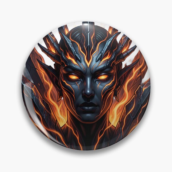 Item preview, Ethereal Magma Obsidian Entity Dark Fantasy Art designed and sold by SupernovaNote.