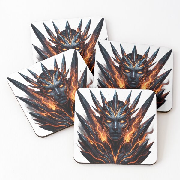 Item preview, Ethereal Magma Obsidian Entity Dark Fantasy Art designed and sold by SupernovaNote.