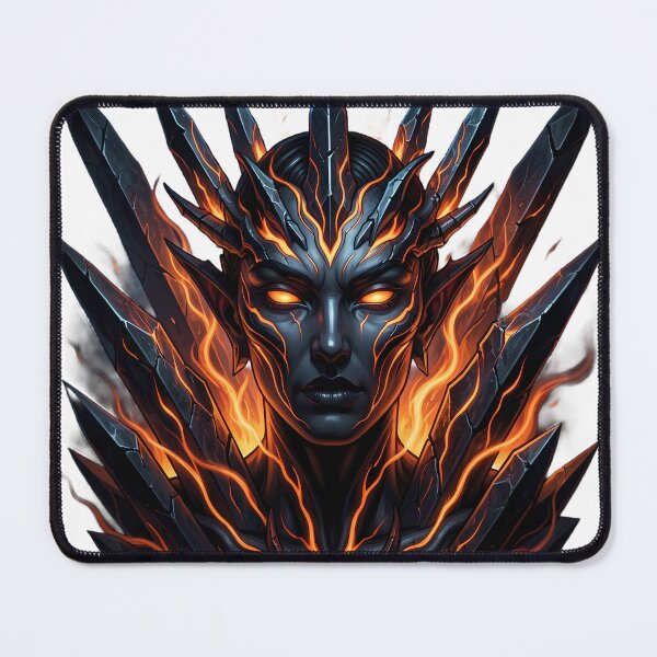 Item preview, Ethereal Magma Obsidian Entity Dark Fantasy Art designed and sold by SupernovaNote.