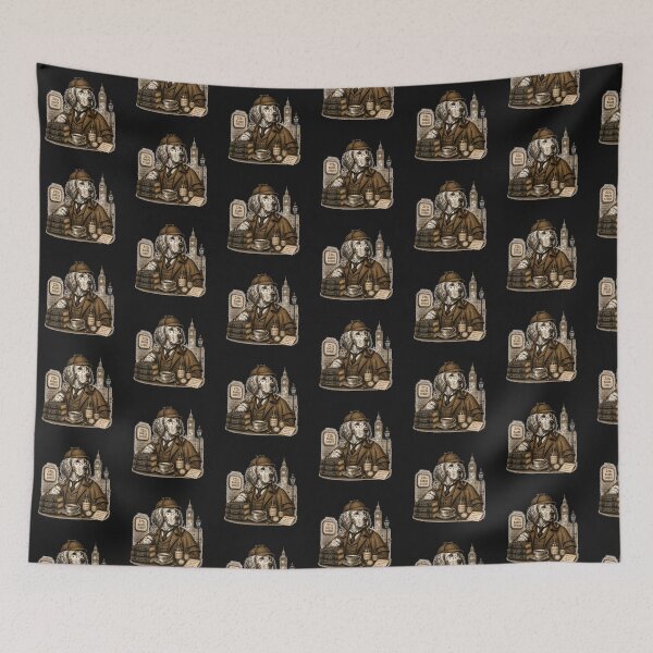 Item preview, Sherlock Holmes Dog – Literary Character Detective designed and sold by Caradestrella.