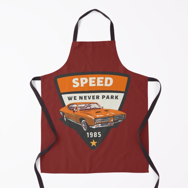Item preview, Speed We Never Park – Retro Muscle Car Vintage Racing Design designed and sold by MedRoh.