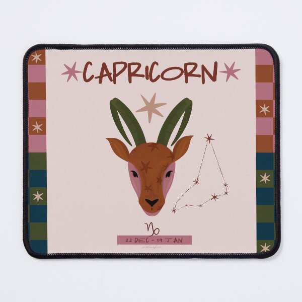 Item preview, Capricorn Zodiac – Celestial Astrology Illustration designed and sold by prikanashiro.