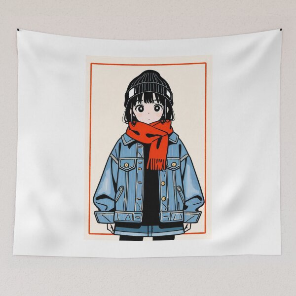 Item preview, Fashion - coolattit woman denim jacket designed and sold by AnimeShin.