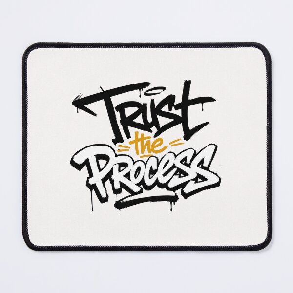 Item preview, Trust the Process – Modern Hand Lettering Typography Design designed and sold by Newthingzy.