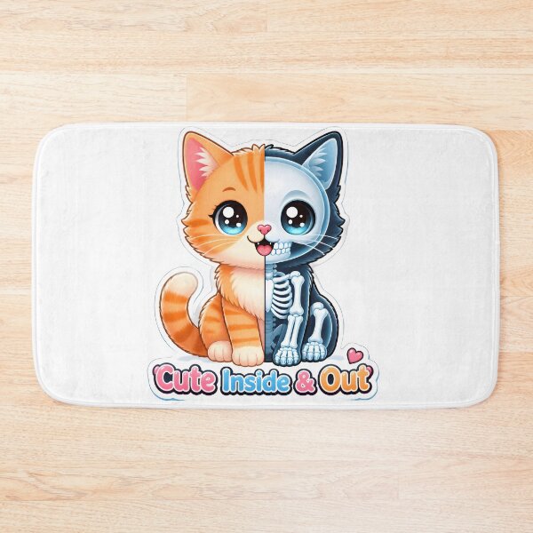 Item preview, Cute Inside & Out Veterinary Radiology Cat | Kawaii X-Ray Vet Gift designed and sold by Bettybee00.