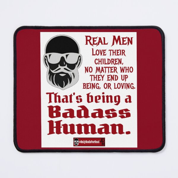 Item preview, Badass Human Love their Children (White) *More Colors Available in Collection designed and sold by OnlyDadsForReal.