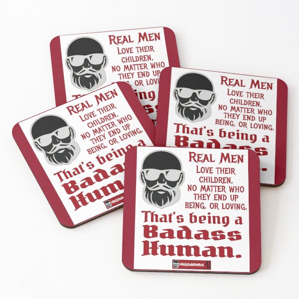 Item preview, Badass Human Love their Children (White) *More Colors Available in Collection designed and sold by OnlyDadsForReal.