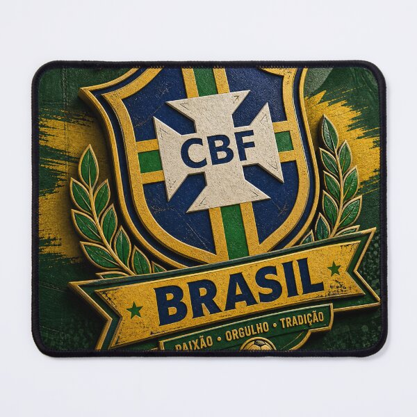 Item preview, Brazil National Pride — Dynamic Soccer Vector Emblem Design designed and sold by Jandedan.