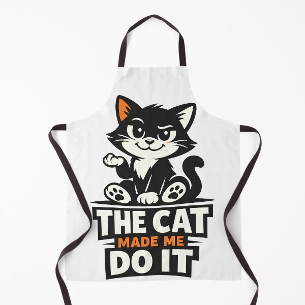 Item preview, The Cat Made Me Do It Funny Quote Design | Mischievous Black Cat SVG designed and sold by mimouna00.