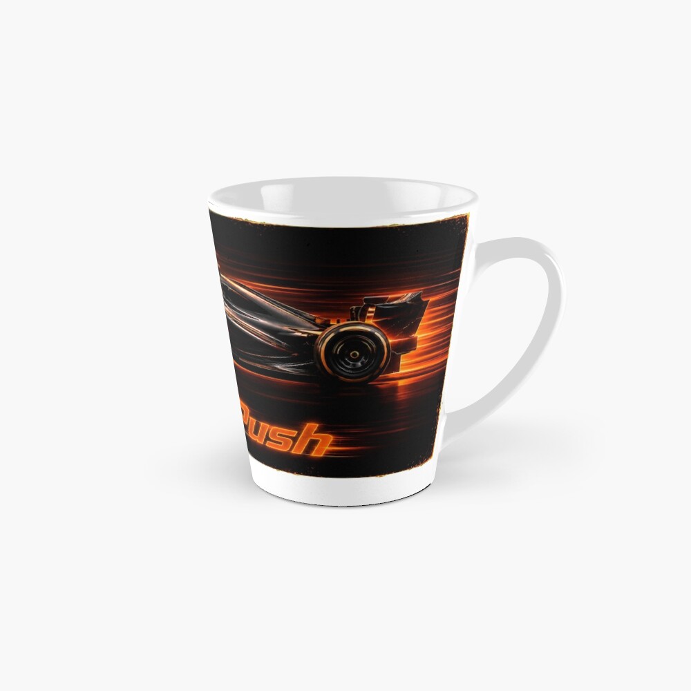 Neon Push Push Grand Prix Racer Speed Art on a mug