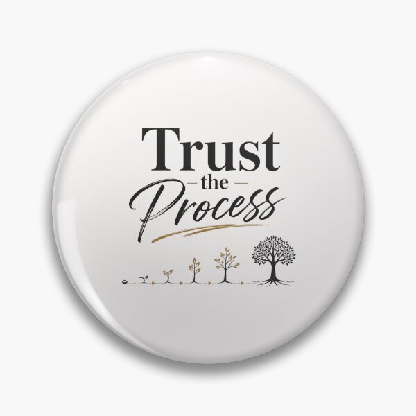 Item preview, Trust the Process – Typography Design designed and sold by Newthingzy.