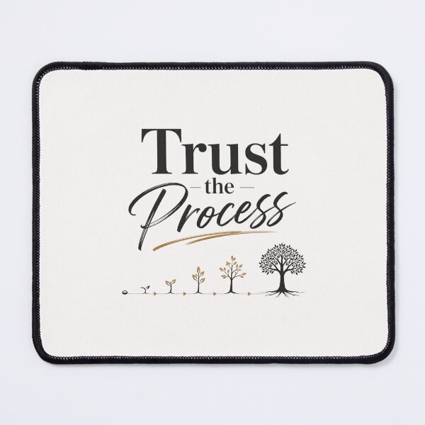 Item preview, Trust the Process – Typography Design designed and sold by Newthingzy.
