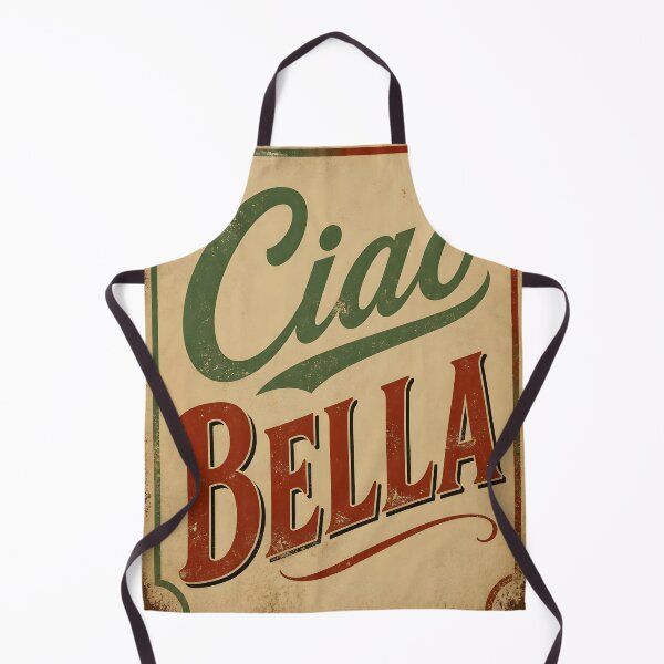 Item preview, Ciao Bella – Vintage Italian Sign Typography Design designed and sold by EmeraldeaArt.
