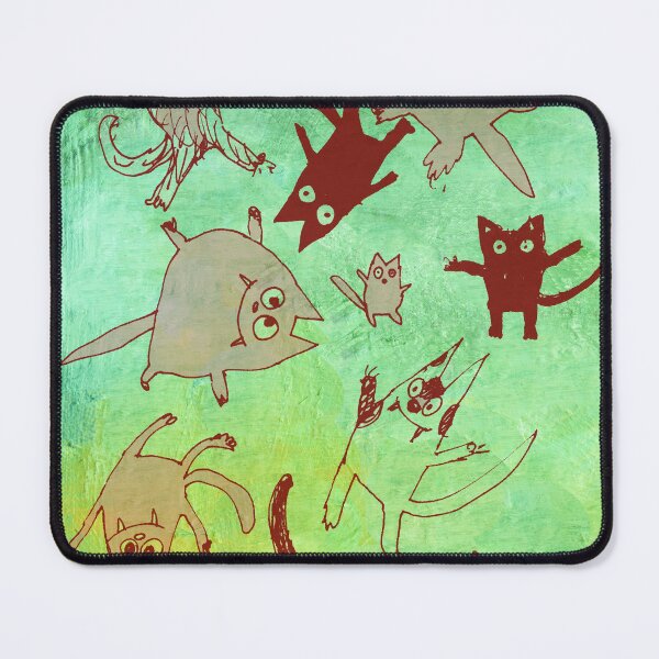 Item preview, levitating kitties designed and sold by Marianna Tankelevich.