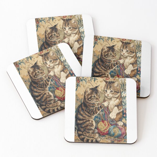 Item preview, Cats with skein2.0 designed and sold by Inkabbmate.