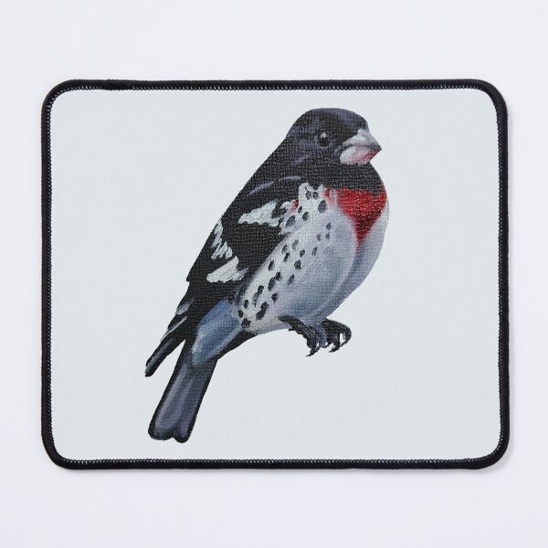 Item preview, Rose Breasted Grosbeak bird painting (no background) designed and sold by Emily Bickell.