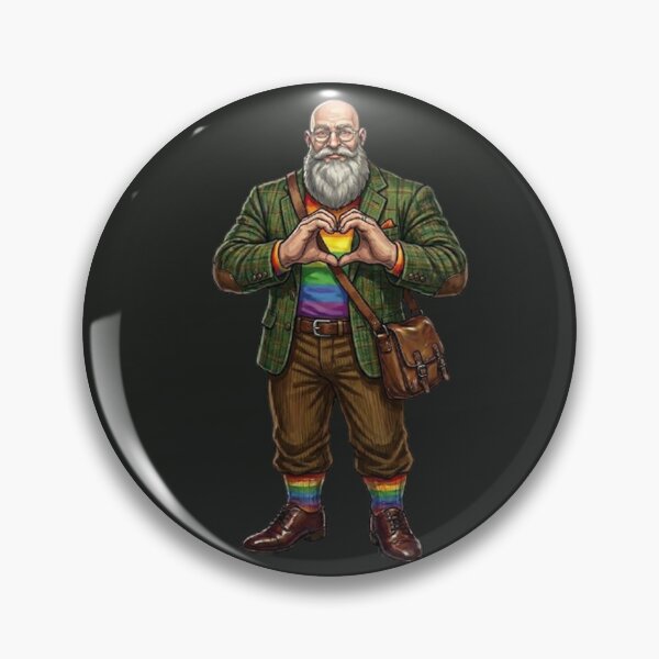 Item preview, Gay Pride Dwarf/Human RPG Sticker designed and sold by AestheticRPG .