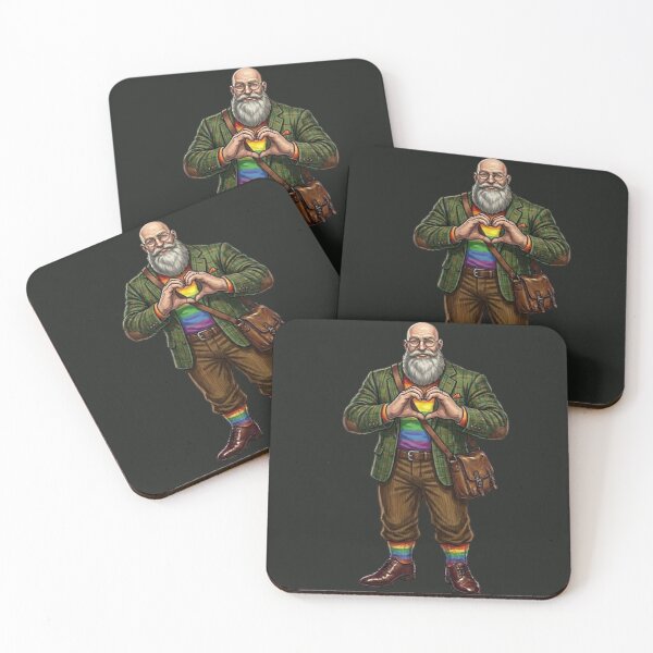 Item preview, Gay Pride Dwarf/Human RPG Sticker designed and sold by AestheticRPG .