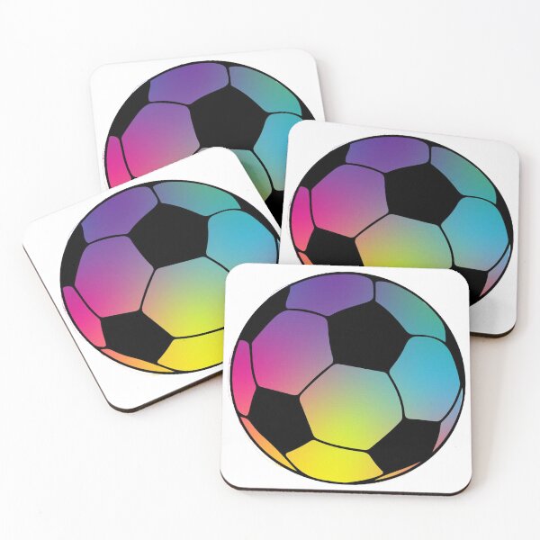 Item preview, Rainbow Football Pride Sticker | LGBTQ Soccer Fan Art | Inclusive Football Gay Pride Design designed and sold by TheOldStands.