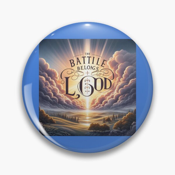 Item preview, The Battle Belongs to the Lord    designed and sold by PaintMeWorld.