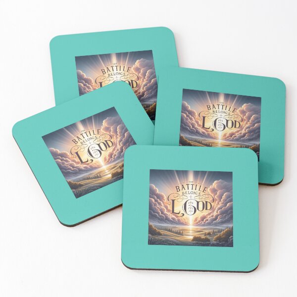 Item preview, The Battle Belongs to the Lord    designed and sold by PaintMeWorld.