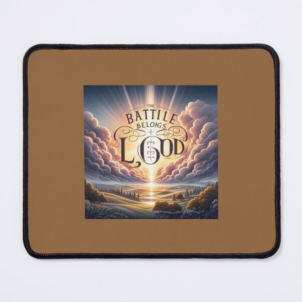 Item preview, The Battle Belongs to the Lord designed and sold by PaintMeWorld.
